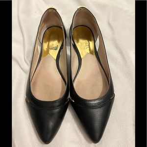 Michael kors cutout black flats